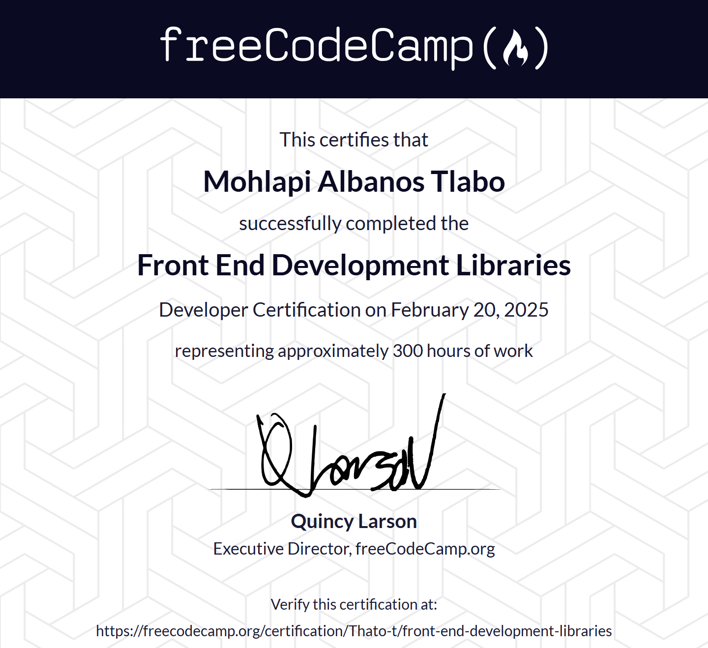 certificates